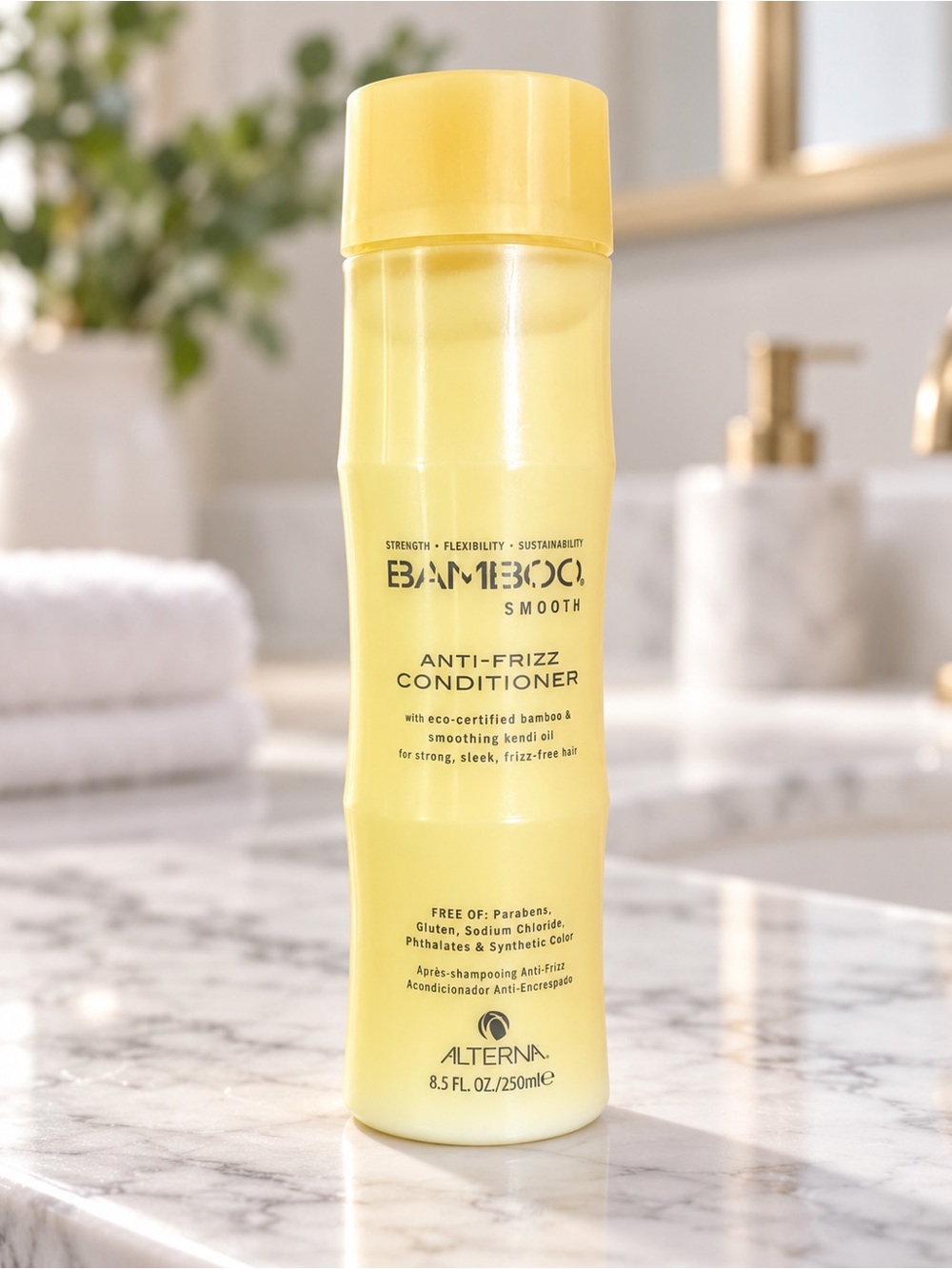 Alterna Bamboo Smooth Anti-Frizz Conditioner - Yellow Bottle Brand New
